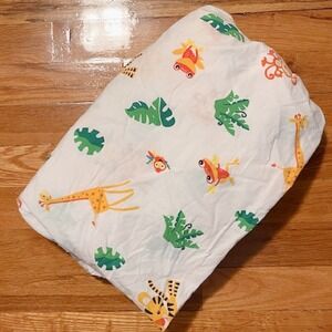 Zoo Animals Fitted Crib Sheet Fisher Price